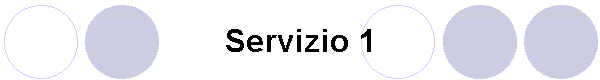 Servizio 1